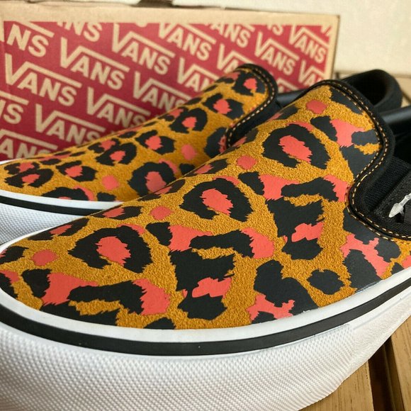 Vans Other - Vans Slip-On Pro Ultracush Punk Leopard Men's NWB